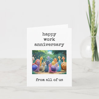 Joyeux Anniversaire de Travail, Carte Drôle