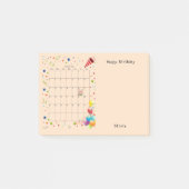 Joyeux anniversaire décembre 2022 Post-it Notes (Devant)