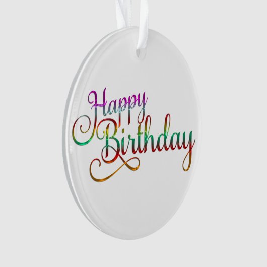 JOYEUX ANNIVERSAIRE - design de texte + vos propre (devant)