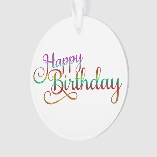 JOYEUX ANNIVERSAIRE - design de texte + vos propre (devant)