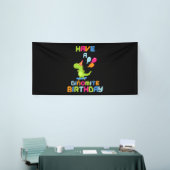 Joyeux Anniversaire Dinomite Bannière Vinyle 4x8 (Salon professionnel)