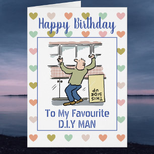 Joyeux anniversaire do-it-yourself homme