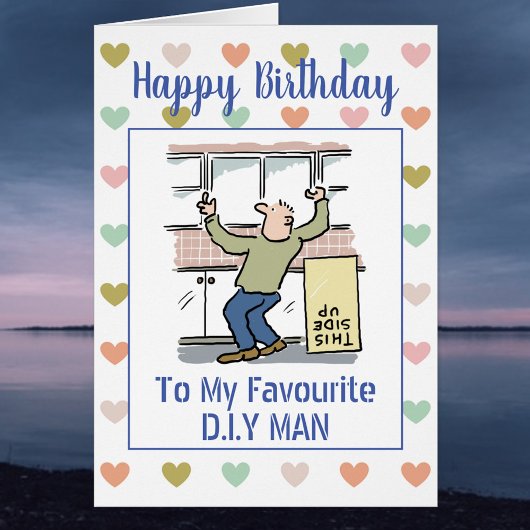 Joyeux anniversaire do-it-yourself homme