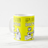 Joyeux Anniversaire docteur Mug (Devant gauche)