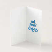 Joyeux anniversaire et carte de voeux de plusieurs (Inside)