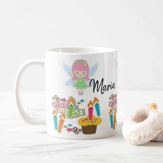 Joyeux anniversaire faire une Mug de souhait (Avec donut)
