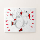 Joyeux Anniversaire Famille Ours Jigsaw Puzzle Cad (Horizontal)