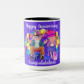 Joyeux anniversaire Félicitations Café Mug (Centre)