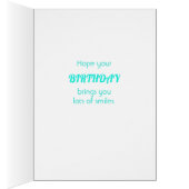 Joyeux anniversaire, Fleur rose de chien du Labrad (Intérieur (Droit))