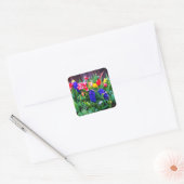 Joyeux Anniversaire Fleurs de Printemps #3 Sticker (Enveloppe)