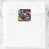 Joyeux Anniversaire Fleurs de Printemps #4 Sticker (Sac)