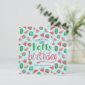 Joyeux anniversaire fleurs florales | Carte de voe (Debout devant)