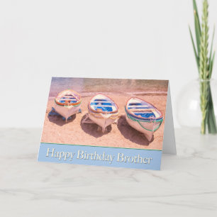 Joyeux Anniversaire Frère Carte De Bateaux À Rames