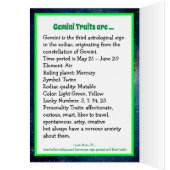 Joyeux anniversaire Gemini ami ou membre de la fam (Intérieur (Gauche))