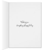 Joyeux anniversaire Gemini ami ou membre de la fam (Intérieur (Droit))