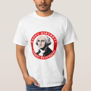 Joyeux anniversaire George Washington T-Shirts hom