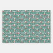 Joyeux Anniversaire Grandma enveloppant feuilles d (Devant 2)