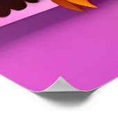 Joyeux anniversaire, hibou, gâteau| AI Art Poster (Coin)