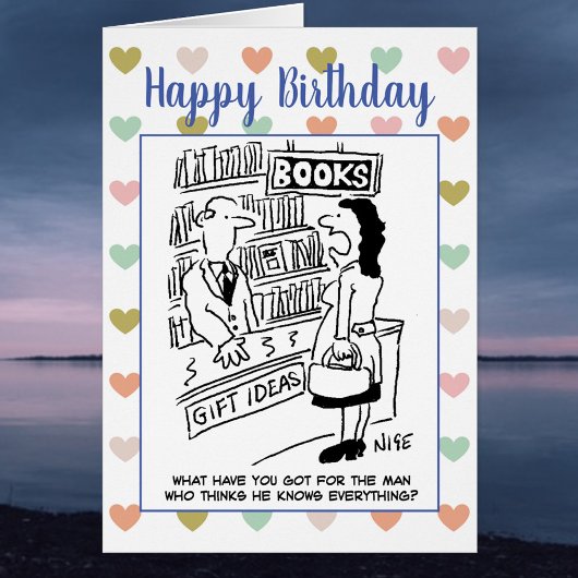 Joyeux Anniversaire Homme connaît tout la plaisant