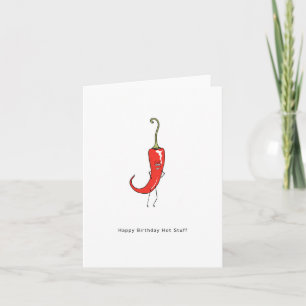 Joyeux Anniversaire Hot Stuff. Carte d'anniversair