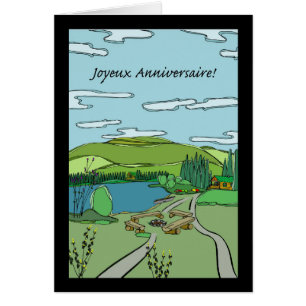 Joyeux Anniversaire! Huizen aan het meer, Schilder