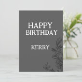 Joyeux Anniversaire Invitation Kerry (Debout devant)