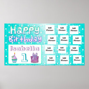 Joyeux anniversaire Isabella Poster photo personna