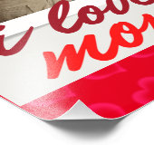 Joyeux anniversaire, j'aime maman. Tirage photo (Coin)