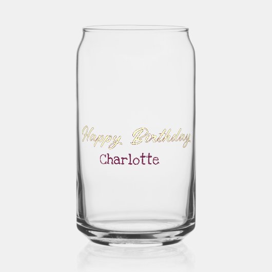 joyeux anniversaire jaune marron pastel moderne te (Verso)