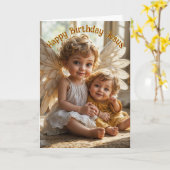 Joyeux anniversaire Jésus 5x7 Carte de Noël (Fleur jaune)