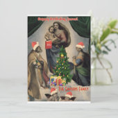 Joyeux anniversaire, Jésus ! Amusante invitation à (Debout devant)