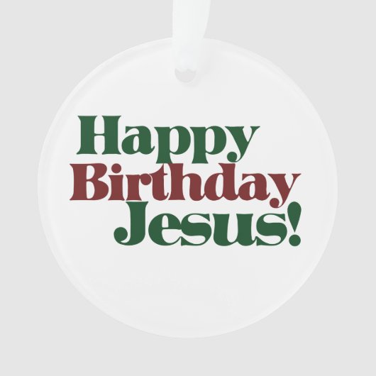 Joyeux anniversaire Jésus c'est Noël (devant)