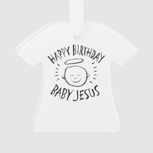 Joyeux Anniversaire Jésus - Marque de Noël (dos)