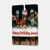 Joyeux anniversaire, Jésus ! Ornement de Noël drôl (Avant gauche)