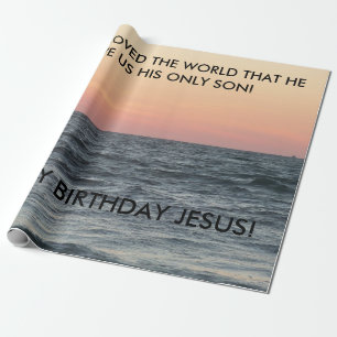 JOYEUX ANNIVERSAIRE JÉSUS ! PAPIER CADEAU