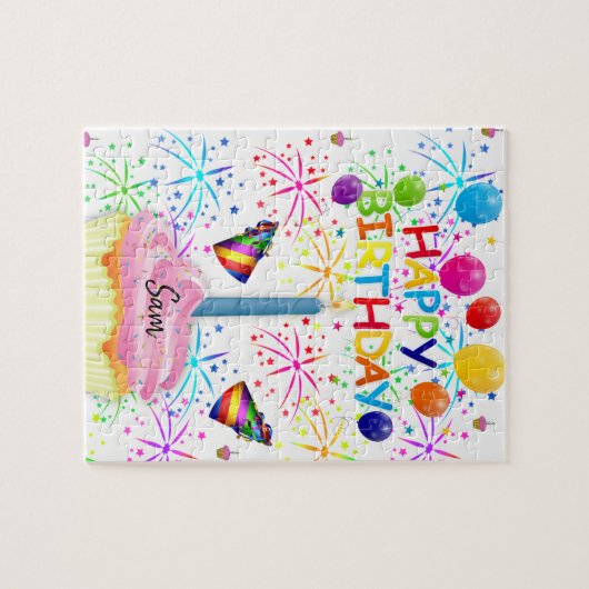 Joyeux anniversaire Jigsaw Puzzle (Horizontal)