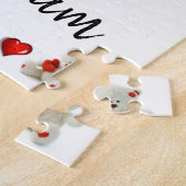 Joyeux Anniversaire Jigsaw Puzzle blanc Teddy Bear (Côté)