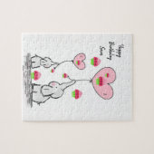 Joyeux anniversaire Jigsaw Puzzle Elephant (Horizontal)
