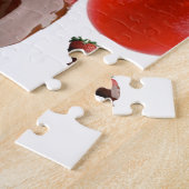 Joyeux anniversaire Jigsaw Puzzle fraise (Côté)