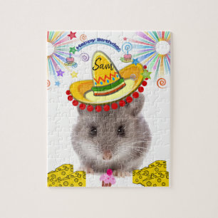 Joyeux anniversaire Jigsaw Puzzle Mice