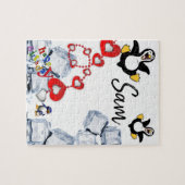 Joyeux anniversaire Jigsaw Puzzle Penguin (Horizontal)