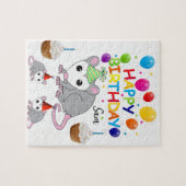 Joyeux anniversaire Jigsaw Puzzle Possum (Horizontal)