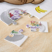 Joyeux Anniversaire Jigsaw Puzzle Singe (Côté)