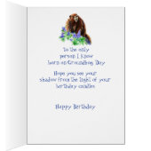 Joyeux anniversaire Jour de la marmotte Humour Art (Intérieur (Droit))