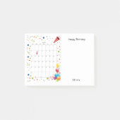 Joyeux anniversaire juillet 2022 Post-it Notes (Devant)