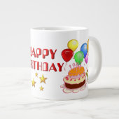 Joyeux anniversaire ~Jumbo Mug (Devant droit)