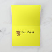 Joyeux anniversaire - la bête souhaite la carte de (Intérieur)