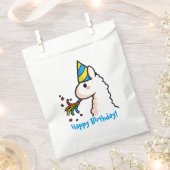 Joyeux Anniversaire Llama Favor Sacs (Coupé)