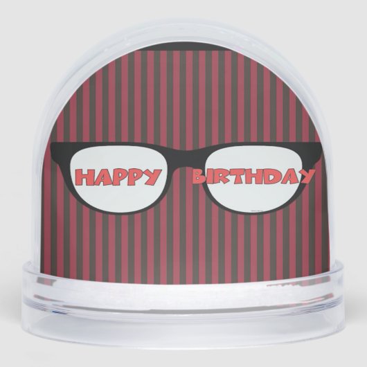 Joyeux Anniversaire Lunettes (Avant)