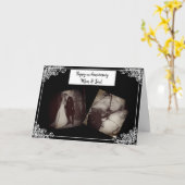 Joyeux anniversaire maman et papa Carte photo (Fleur jaune)